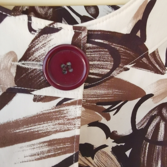 Bold print jacket top - Picture 10 of 10